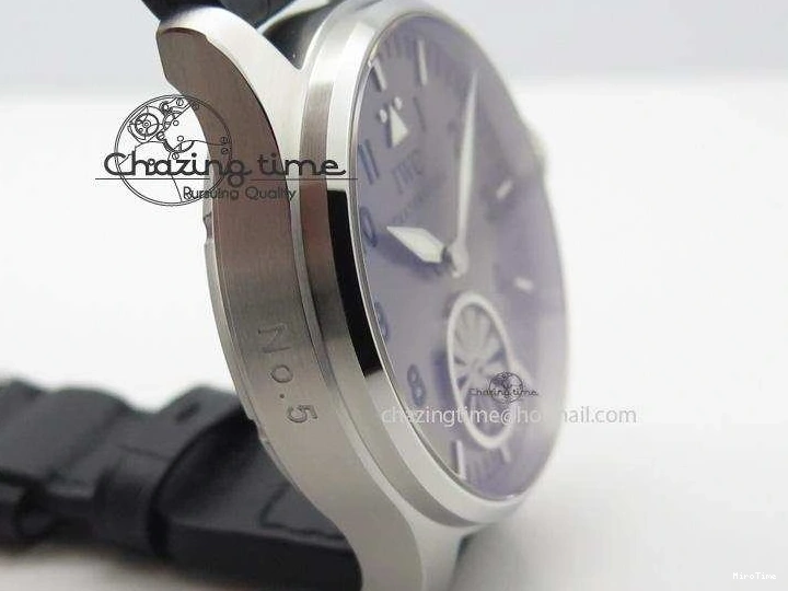 MIROTIME 0312 Compact Big Pilot “Markus Buhler” IW5003 Turbine V6F Best Edition Grey Dial On Leather Strap A 7314